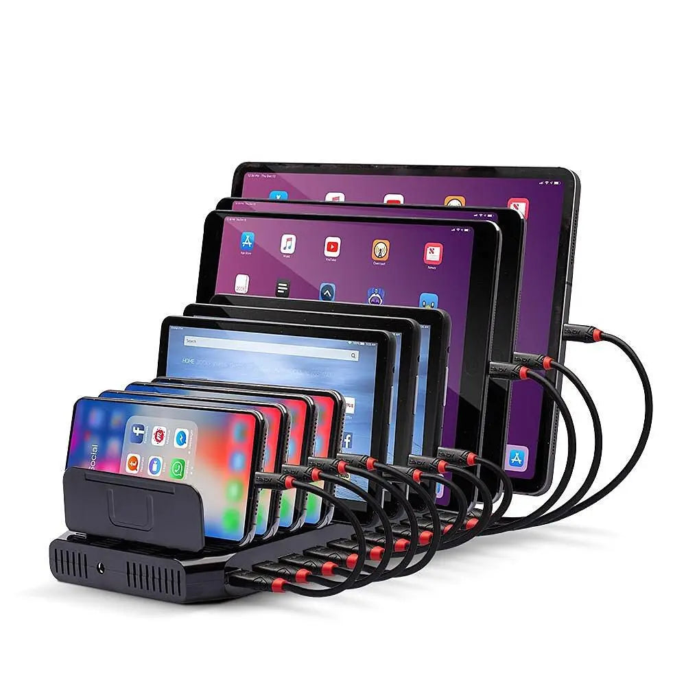 10 Port Usb Charging Station Lindy