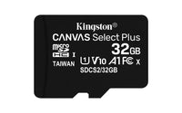 Thumbnail for 32GB micSDHC Canvas Select KINGSTON