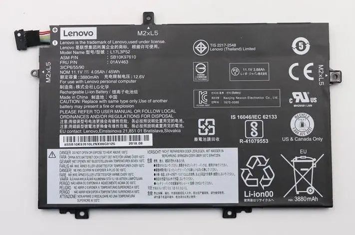 45Wh Lithium-Ion internal Lenovo