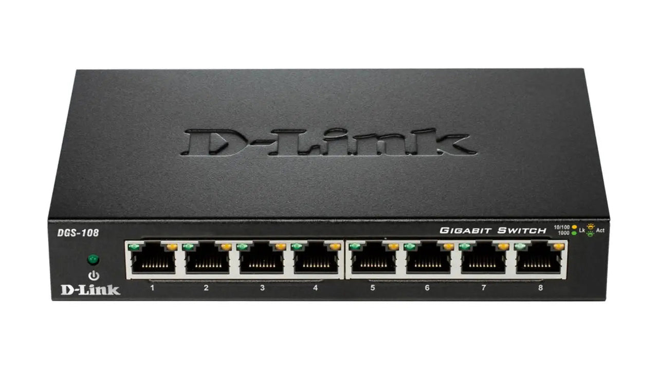 8-Port Gigabit Ethernet Metal D-LINK