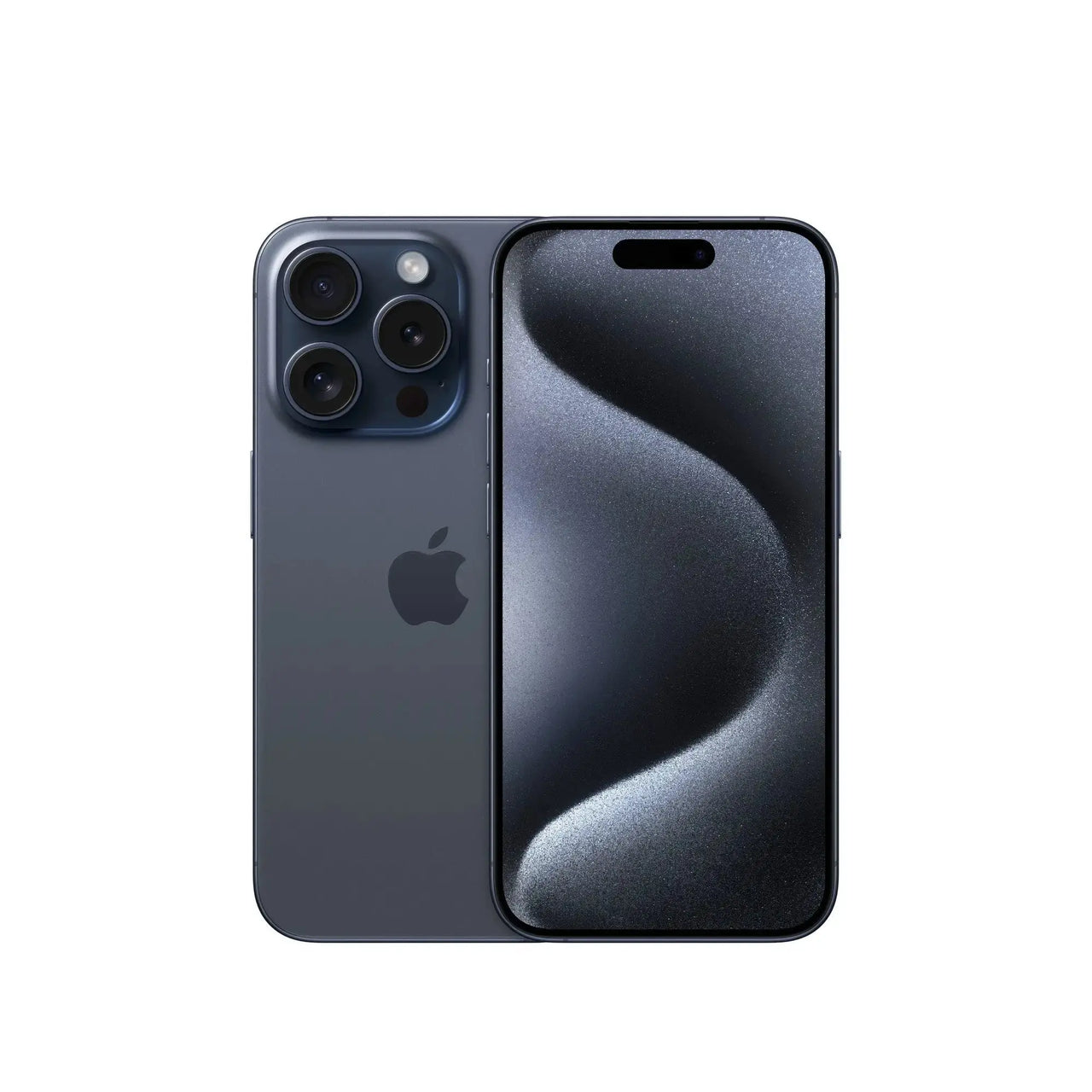 Apple iPhone 15 Pro - 5G smartphone - dual-SIM / Internal Memory 256 GB - OLED display - 6.1" - 2556 x 1179 pixels (120 Hz) - 3x rear cameras 48 MP, 12 MP, 12 MP - front camera 12 MP - blue titanium APPLE