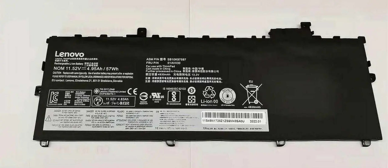 Battery Internal 3C 57WH Lenovo