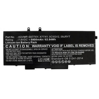 Thumbnail for Laptop Battery for Dell 61WH CoreParts