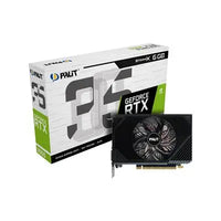 Thumbnail for Palit RTX3050 StormX, 6GB DDR6, DVI, HDMI, DP, 1470MHz Clock, Compact Design NVIDIA