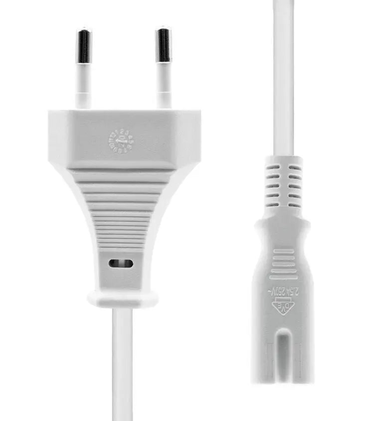 Power Cord Euro to C7 3M White ProXtend