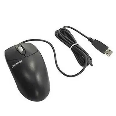 USB  optical mouse black HP